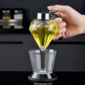 Olive Oil Dispenser Glass Bottle, for Kitchen, with Stand