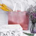 12 Pcs Gift Bags Christmas Shopping Tote Bag (rose Gold+silver)
