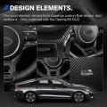 For Kia K5 Optima 2020-2022 Car Carbon Fiber Steering Wheel Cover