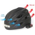 Bicycle Helmet with Lights Lightweight for Mtb Road Bike,cyan Blue,l