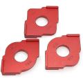 Set Of 3 Radius Jig Router Templates, Templates R10 R15 R20 R25 R30