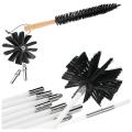 Nylon Chimney Cleaning Brush,chimney Sweeping Tool and Rods Kit