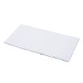 2x Plastic Tablecloth, White 137cm X 183cm