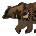 Bear and Deer Wall Decor for Home, Rustic Home Decor, Cabin Decor