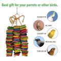 Large Parrot Chewing Toy - Bird Parrot Blocks Knots Tearing Toy