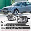 Car Front Bumper Fog Lights Lamp with Bulb for Benz C-class W203 C200
