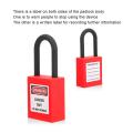 10 Pcs Locks Lockout Tagout Locker 38mm with Keys for Industrial