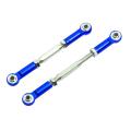 2pcs Metal Adjustable Steering Linkage Servo Link Pull Rod,3