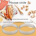 6 Pcs Stainless Steel Tartlet Mold Circle Cutter Pie Ring Cake Molds