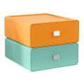 Colorful Desktop Storage Box Cabinet Rack Kabinet Drawer Organizer E