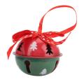Christmas Decorations for Home Metal Jingle Bell with Ribbon Merry