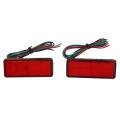 2x Led Red Reflector Tail Brake Stop Marker Light