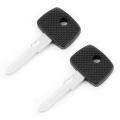 2x Replacement Uncut Blade Transmitters Key Shell Case