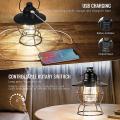 Led Vintage Camping Lantern Railroad Light,ipx4 Waterproof,black