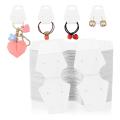 800 Pcs Necklace Display Card Adhesive Jewelry Packaging Card