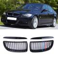 Front Hood Kidney Mesh Grills For-bmw 3 Series E90 E91 05-08 M Style