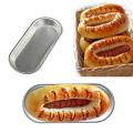 Cake Mould Tin Long Shape Bread Hotdog Baking Mold Bakery Tool 10 Pcs