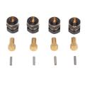 Brass Wheel Hex Extended Adapter for 1/24 Axial Scx24 90081 Rc Car