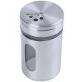 Stainless Steel Flour Sifter Cup Jar Toothpick Storage Bottle
