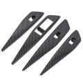 4pcs Carbon Fiber Window Glass Lift Switch Cover for Id.4x Id4x 2022