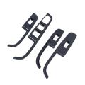 Car Interior Accessories Carbon Fiber Abs Car Glass Lift Switch Cover