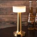 Press Sensor Table Lamps,desk Lamp,rechargeable Led Stand,golden