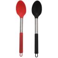 Silicone Cooking Spoon Set Of 2 Solid Basting Spoon for Spoon