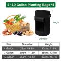 Potato Grow Bags 7 Gallon with Flap,4pcs Plant Grow Bags with Handle