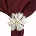 Acrylic Flower Napkin Rings , Handmade Napkin Rings for Wedding