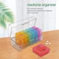 Weekly Pill Organizer 2 Times A Day, 7 Day Am Pm Pill Box,pill Case