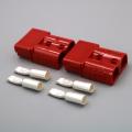 50pcs 50a Power Plug Connector Double Pole with Copper Red Color