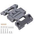 Chassis Center Skid Plate with Screw for Axial Scx10 1/10 Rc Crawler