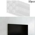 10pcs 3d Self-adhesive Tile Brick Wall Panel Roof Sticker Foam Panel