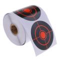 250pcs Roll Adhesive Target Diameter 7.5 Cm Splatter Stickers Set