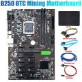 Btc-b250 Mining Motherboard with Ssd 120g+sata Cable for Bitcoin