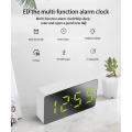 Mini Desk Alarm Clock Digital Travel Clocks for Home Decor,green