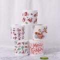 5 Styles Santa Claus Roll Tissue Paper Towels Decorations 5 Roll