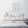 Dandelion Bird Flying In The Wind Wall Stickers Bedroom Decoration