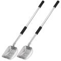 2x Cat Litter Scoop with Deep Shovel and Long Handle Detachable