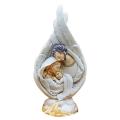 Jesus Statue Virgin Mary and Child Nativity Baptism Resin Ornament A