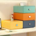 Colorful Desktop Storage Box Cabinet Rack Kabinet Drawer Organizer B