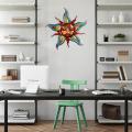 Wall Hanging Home Decoration Wrought Iron Sun Decoration Pendant