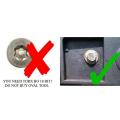 For Jura Capresso Ss316 Repair Security Tool Oval Screws Special Bit