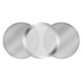 3 Pack Metal Coffee Filter Mesh for Aeropress Coffee Maker, Silver