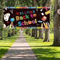 Welcome Back to School Banner, First Day Of School Backdrop Banner