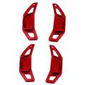 2x Aluminum Alloy Paddle Shifter for Toyota Camry 2012-2016, (red)