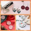 60pcs Sublimation Earrings Blank,unfinished Earring Pendant for Diy B