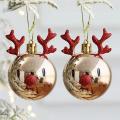 2pcs Pendant Balls Home Party Props for Christmas Tree Decorations B