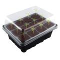 Lids 12 Cells Seed Starter Tray Plastic Seed Propagator Tray Set