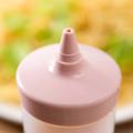 3 Pcs Squeeze Squirt Condiment Ketchup Bottle for Kitchen (pink)